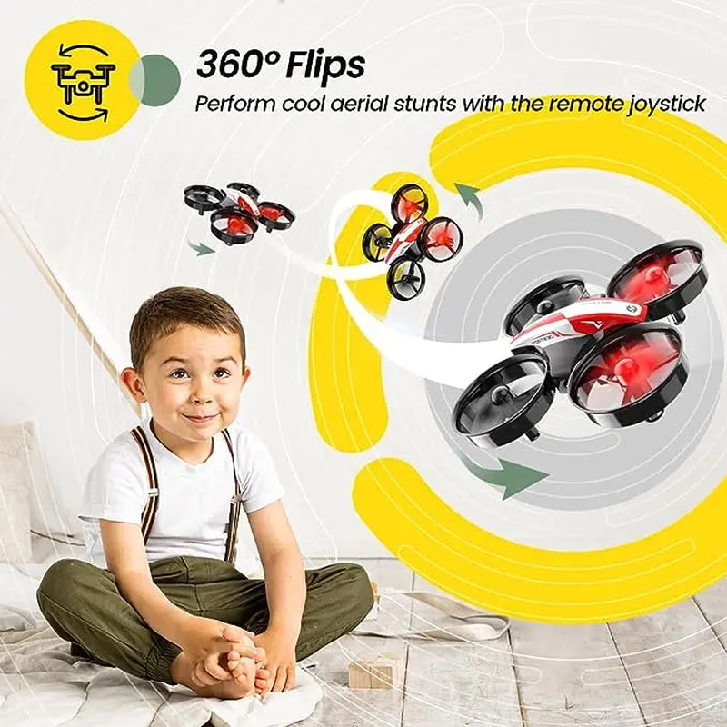 Holy Stone HS210 Mini Drone RC Nano Quadcopter with Auto Hovering, 3D Flip, Extra Batteries, Accessories for Beginners Portable Remote Control Drone