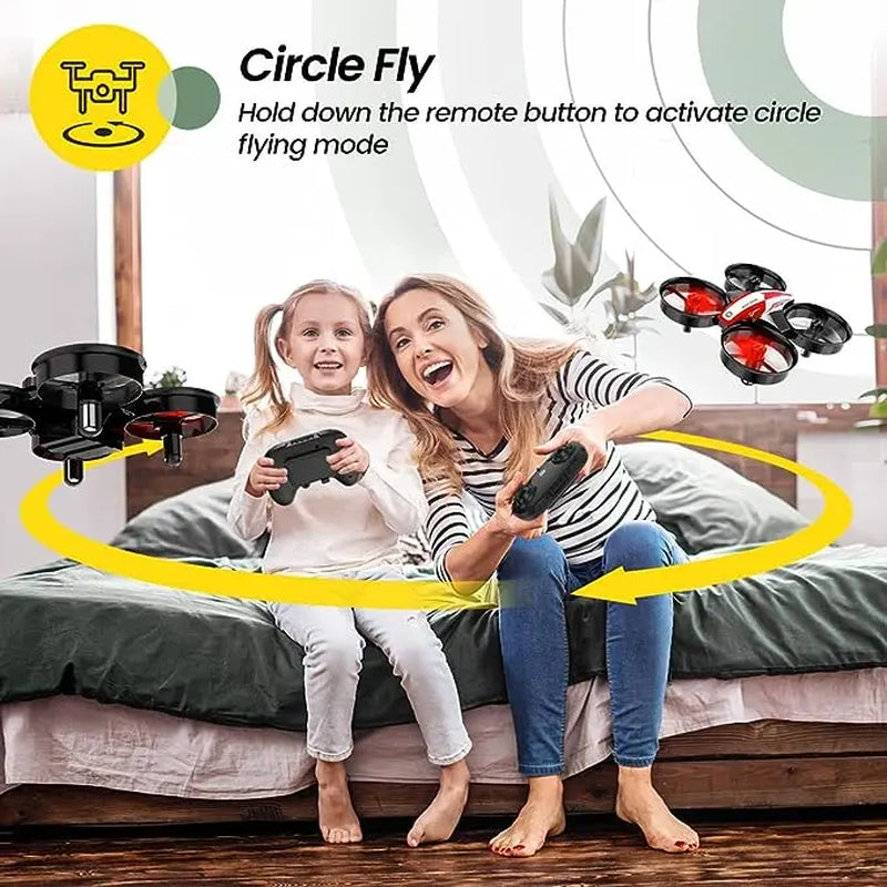 Holy Stone HS210 Mini Drone RC Nano Quadcopter with Auto Hovering, 3D Flip, Extra Batteries, Accessories for Beginners Portable Remote Control Drone
