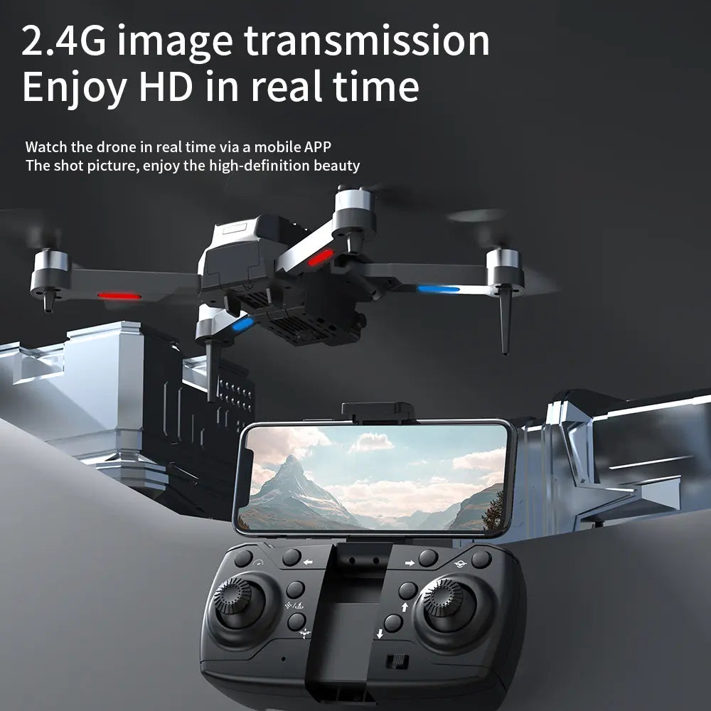 Entry Level E99 Drone with Dual Cameras and 2 Batteries - Toy Drone for Kids and Adults, Hovering Brushless Flight with Crash Proof Training Mode, Foldable Drone, Kids Drone, Budget Drone,Beginner Drone