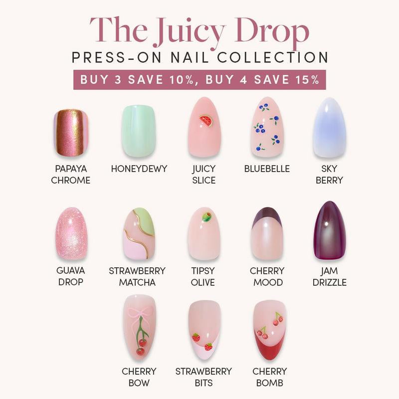 Glamnetic Juicy Drop Press-On Nail Collection